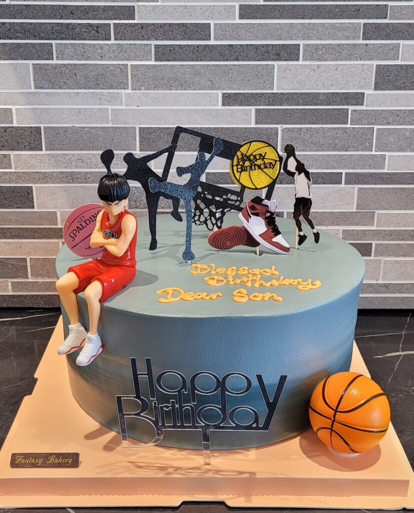 Basketball Themed Customize Cake