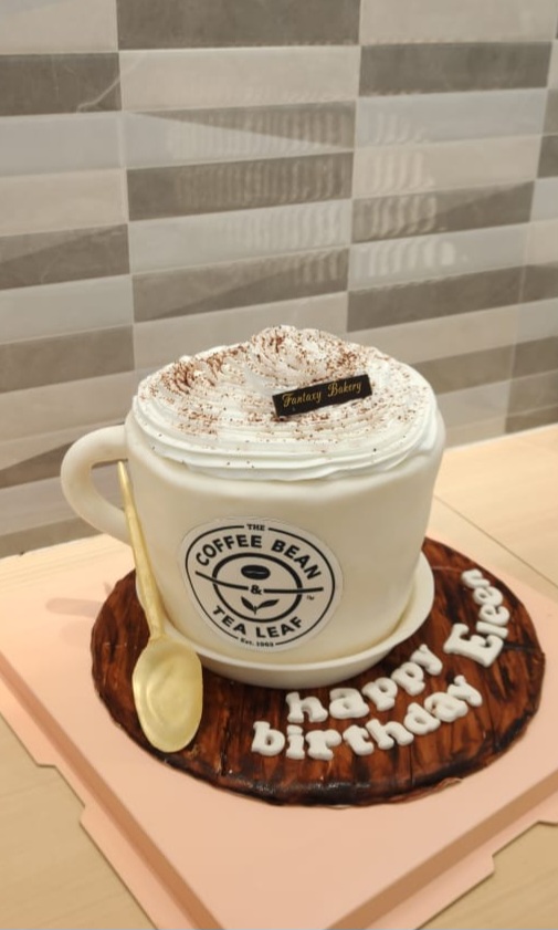Coffee Cup Customize Cake
