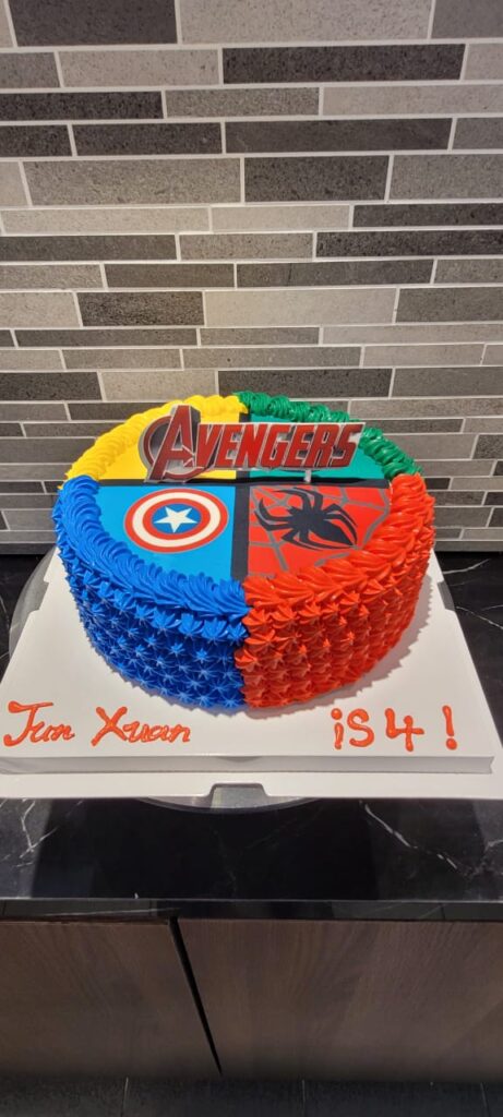 Avengers Themed Icing Customize Cake