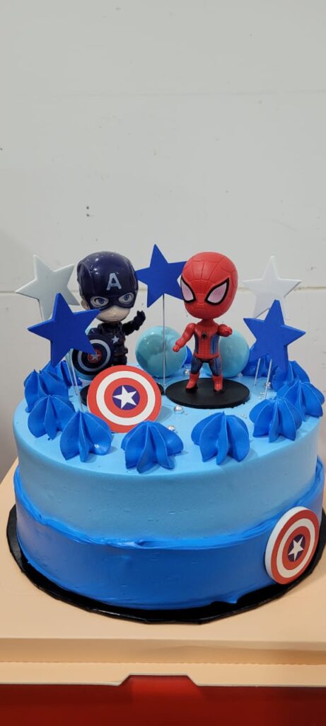 Avenger Cartoon Customize Cake